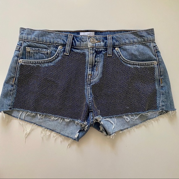 Studded Hudson Kenzie Shorts NWOT Size 26 $255 - Picture 6 of 14